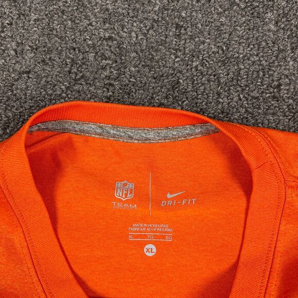 Nike Dri Fit T Shirt Cincinnati Bengals Short Sleeve Orange Shirt Mens Size XL - Picture 6 of 7